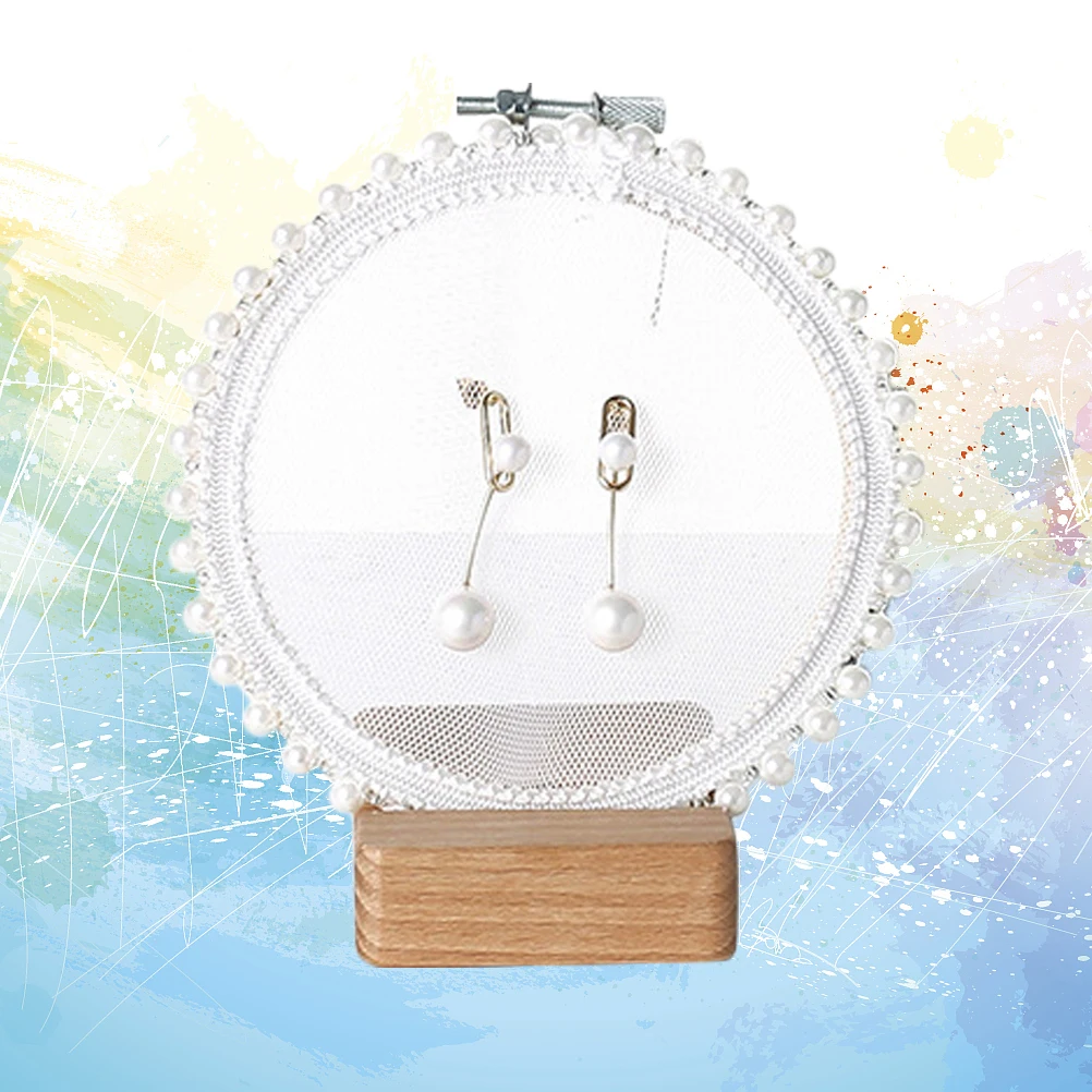 Bamboo Embroidery Jewelry Display Frame Stand Organizer Earrings Aldult Wooden Rack Man
Bamboo Embroidery Jewelry Display Frame Stand Organizer Earrings Aldult Wooden Rack Man