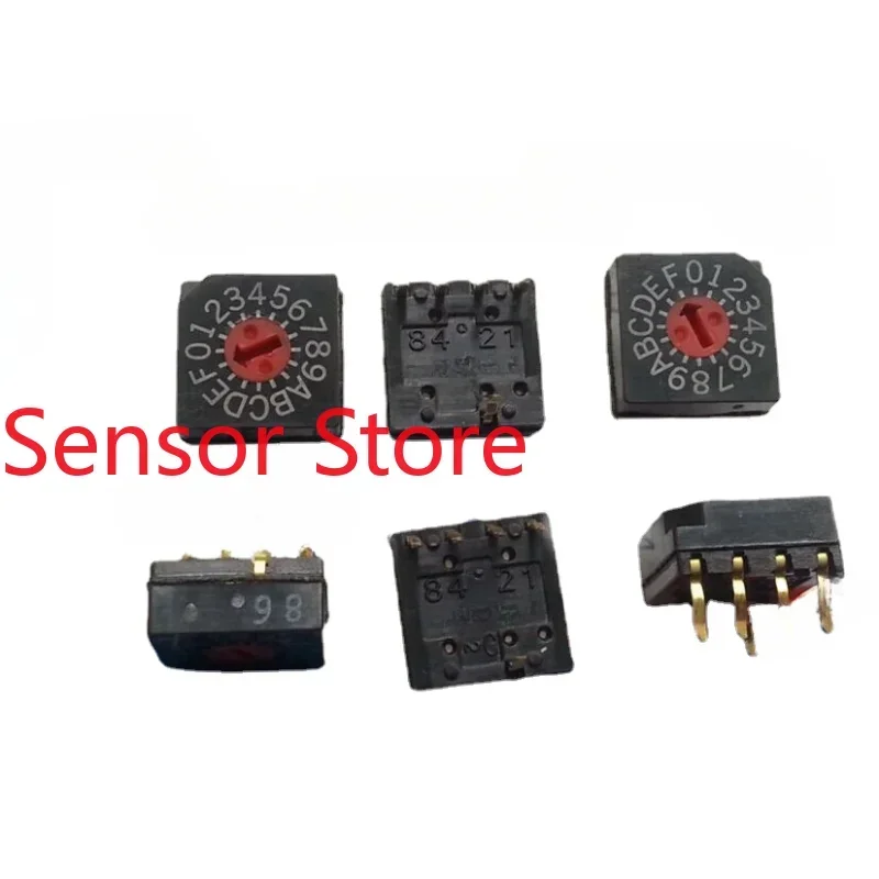 10PCS 0-F/16 Bit 8421C Rotary Dial Code Band Switch DRS3116C Reverse 4:1
10PCS 0-F/16 Bit 8421C Rotary Dial Code Band Switch DRS3116C Reverse 4:1