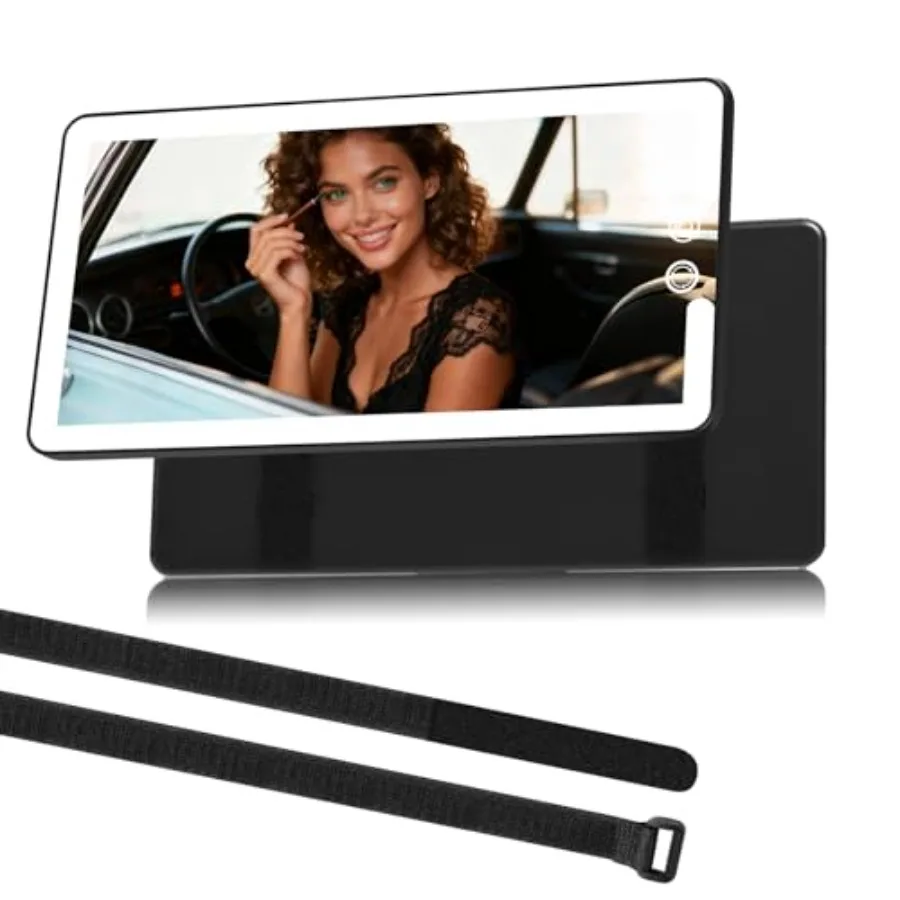 Car Vanity Mirror with Lights 10-Inch Big Surface, Quick-Release and Quick-Install Design, Easy for Women to Set Up, Suitable f
Car Vanity Mirror with Lights 10-Inch Big Surface, Quick-Release and Quick-Install Design, Easy for Women to Set Up, Suitable f