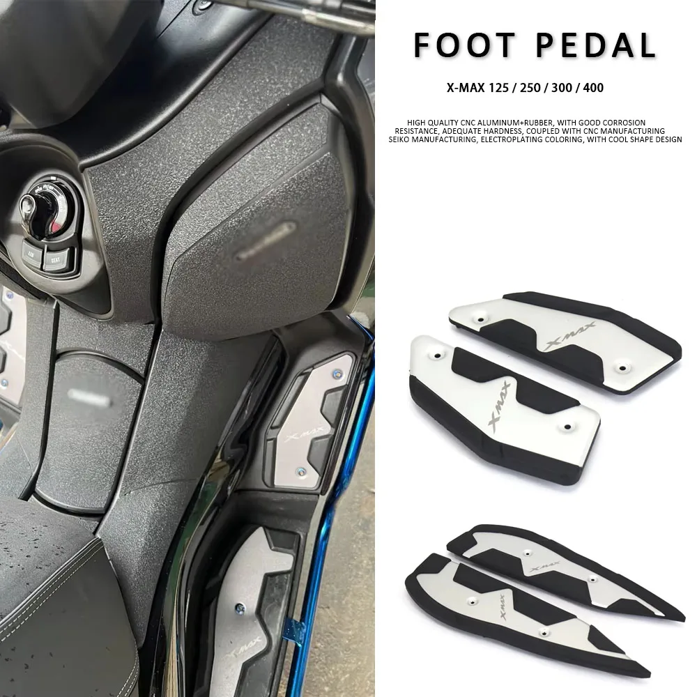 XMAX 125 250 300 400 Motorcycle Footpads Front Rear Pegs Plate Alloy Pedal Modified Skid proof Footrest For YAMAHA XMAX
XMAX 125 250 300 400 Motorcycle Footpads Front Rear Pegs Plate Alloy Pedal Modified Skid proof Footrest For YAMAHA XMAX