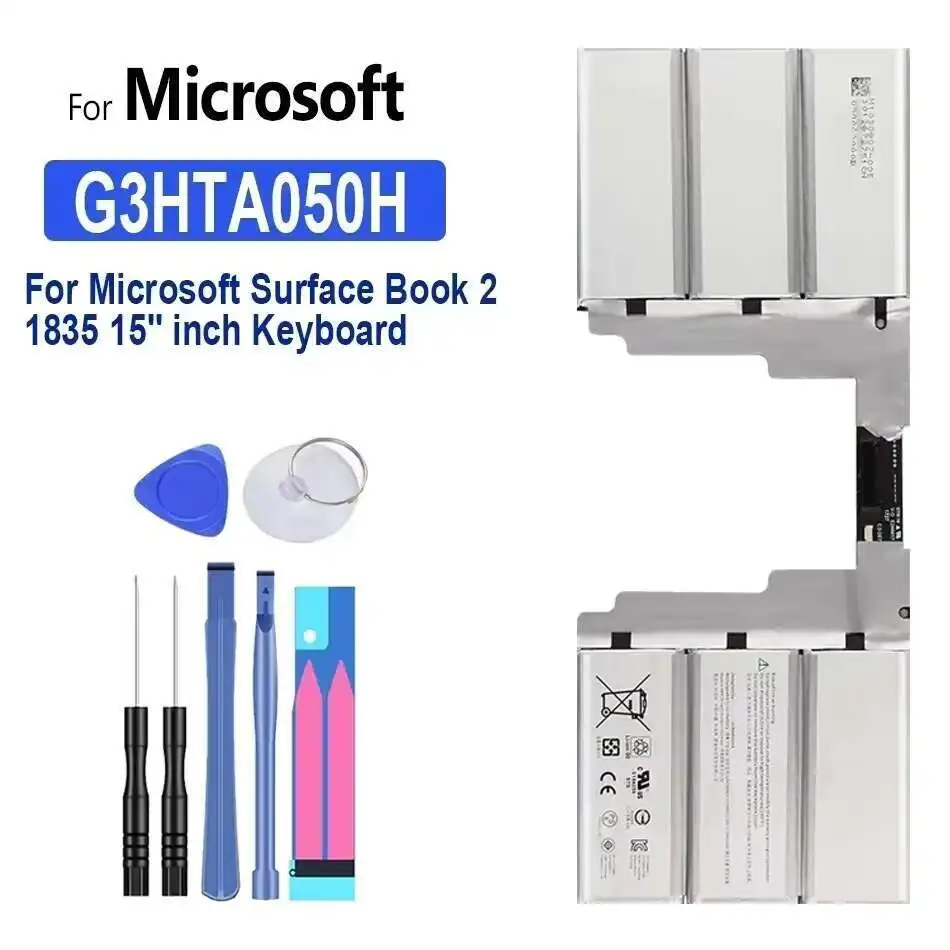 Battery 5218Mah For Microsoft Surface Book 2 1835 Discrete Graphics Version 15'' Inch Keyboard G3HTA049H G3HTA050H
Battery 5218Mah For Microsoft Surface Book 2 1835 Discrete Graphics Version 15'' Inch Keyboard G3HTA049H G3HTA050H
