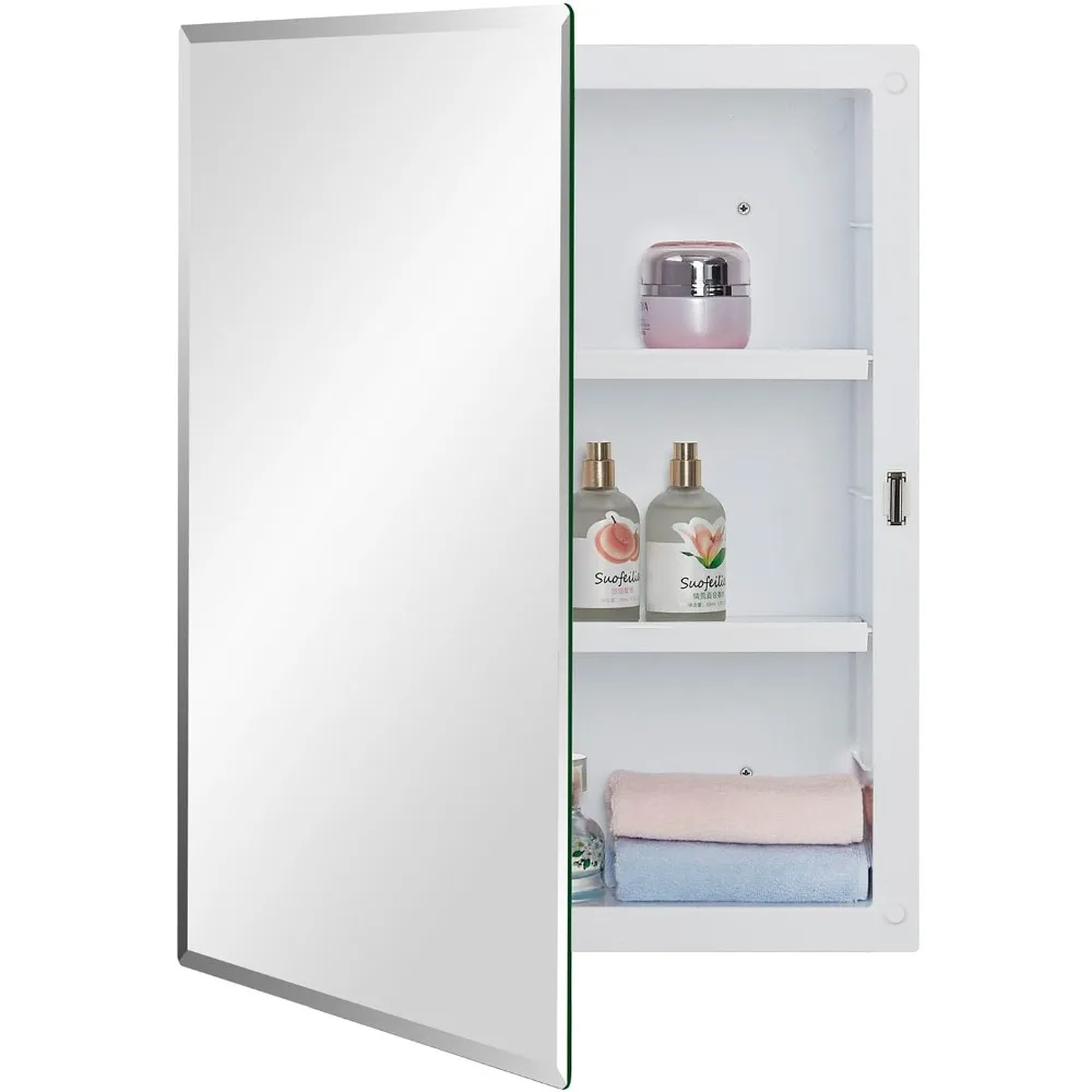 Plastic Medicine Mirror Cabinet for Bathroom 16 x 20 inch, Surface and Recessed Mount, leading to stylish design.
Plastic Medicine Mirror Cabinet for Bathroom 16 x 20 inch, Surface and Recessed Mount, leading to stylish design.