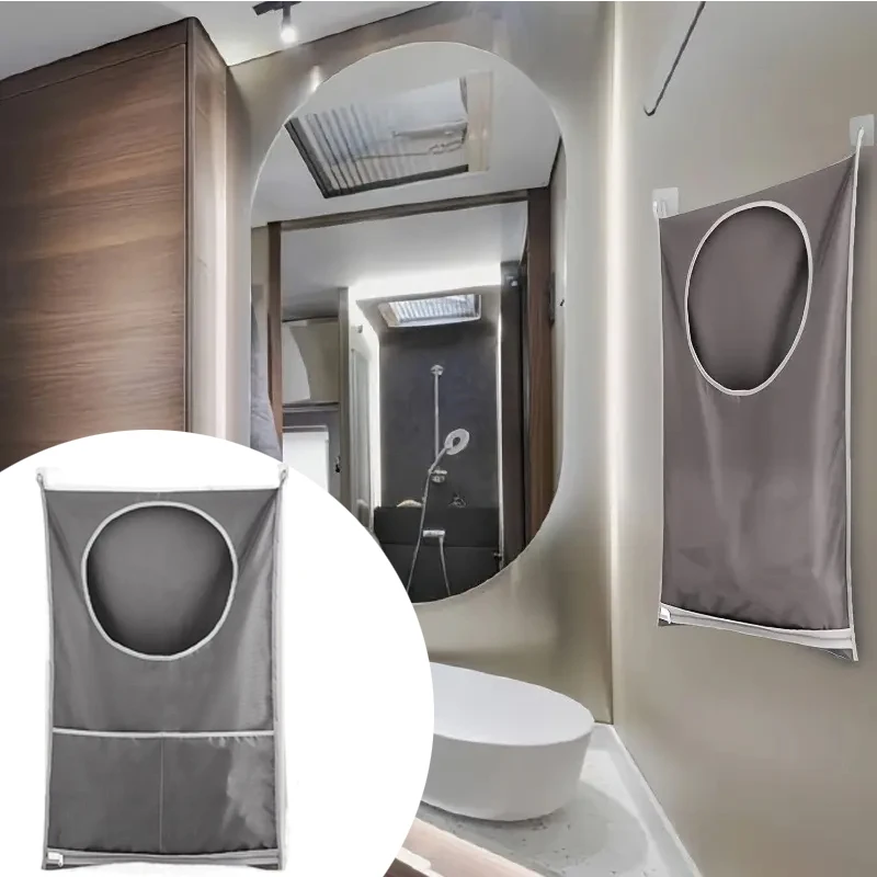 1Pc RVs Space-Saving Hanging Laundry Basket Storage Bags For Caravan Campers Trailers Oxford Cloth Durable Laundry Bag Organizer
1Pc RVs Space-Saving Hanging Laundry Basket Storage Bags For Caravan Campers Trailers Oxford Cloth Durable Laundry Bag Organizer