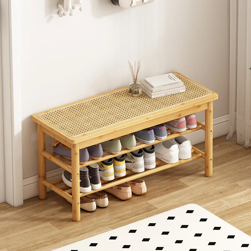 Durable Shoe change stool door household entry rattan can be sat and stored shoe cabinet stool
Durable Shoe change stool door household entry rattan can be sat and stored shoe cabinet stool