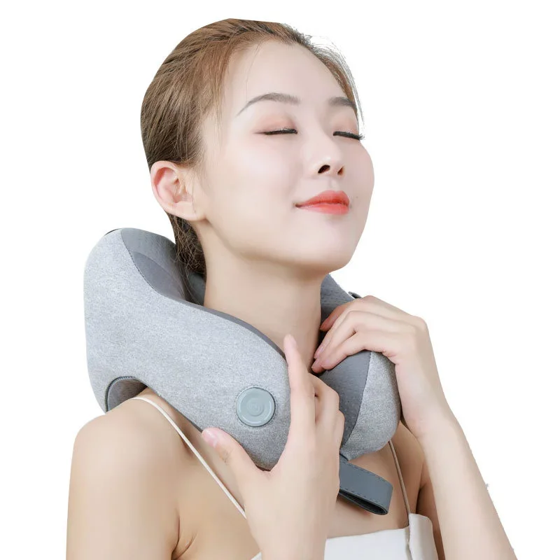 Relax Anywhere: Kneading Hot Compress U-Shaped Massage Pillow - Bluetooth Charging Portable Neck Massage Device
Relax Anywhere: Kneading Hot Compress U-Shaped Massage Pillow - Bluetooth Charging Portable Neck Massage Device