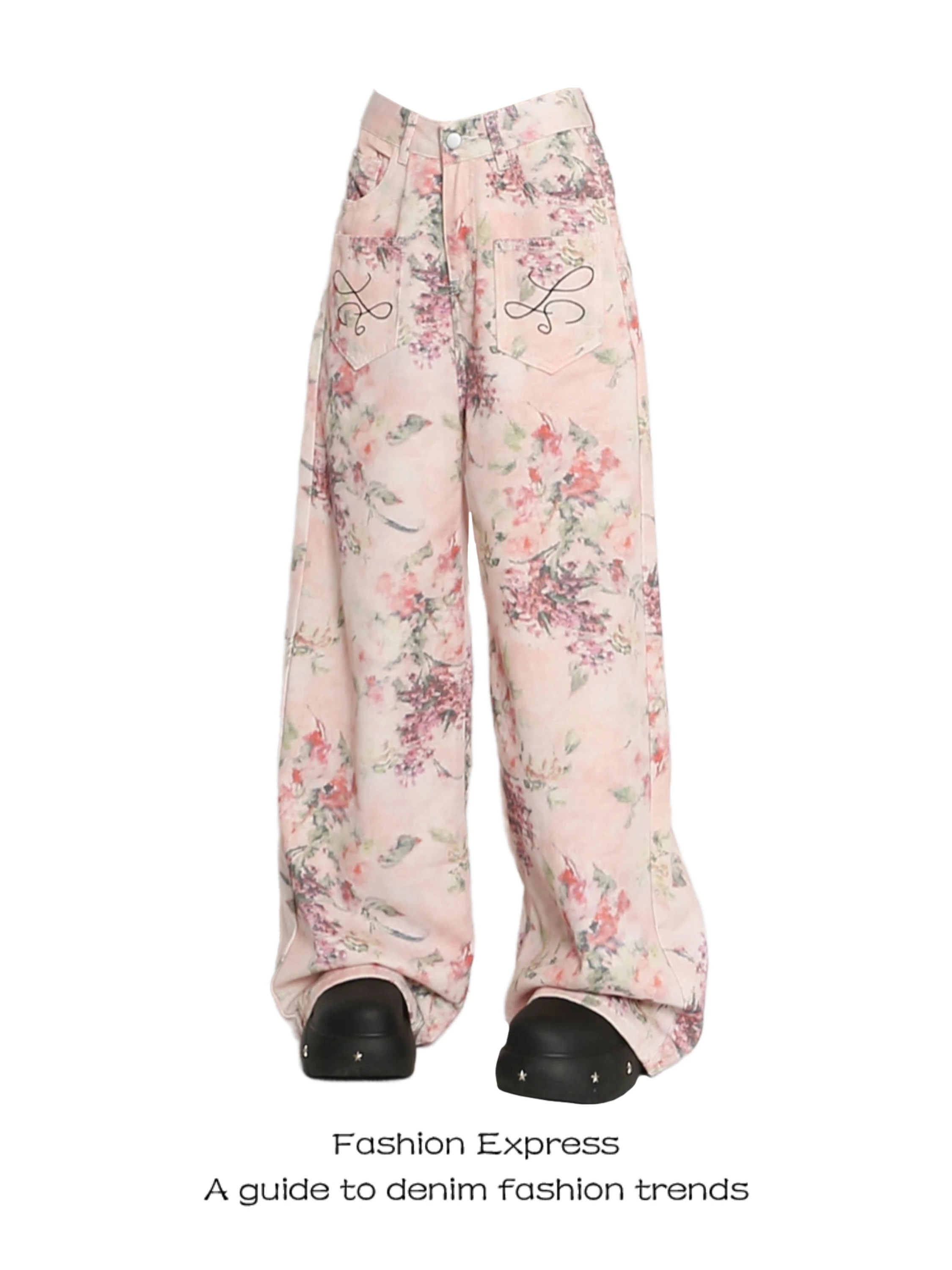 Pink Leopard Print Straight Leg Pants Casual Loose Women's Jeans High Waist Wide Leg Casual Wear All Seasons Ladies Trousers
Pink Leopard Print Straight Leg Pants Casual Loose Women's Jeans High Waist Wide Leg Casual Wear All Seasons Ladies Trousers