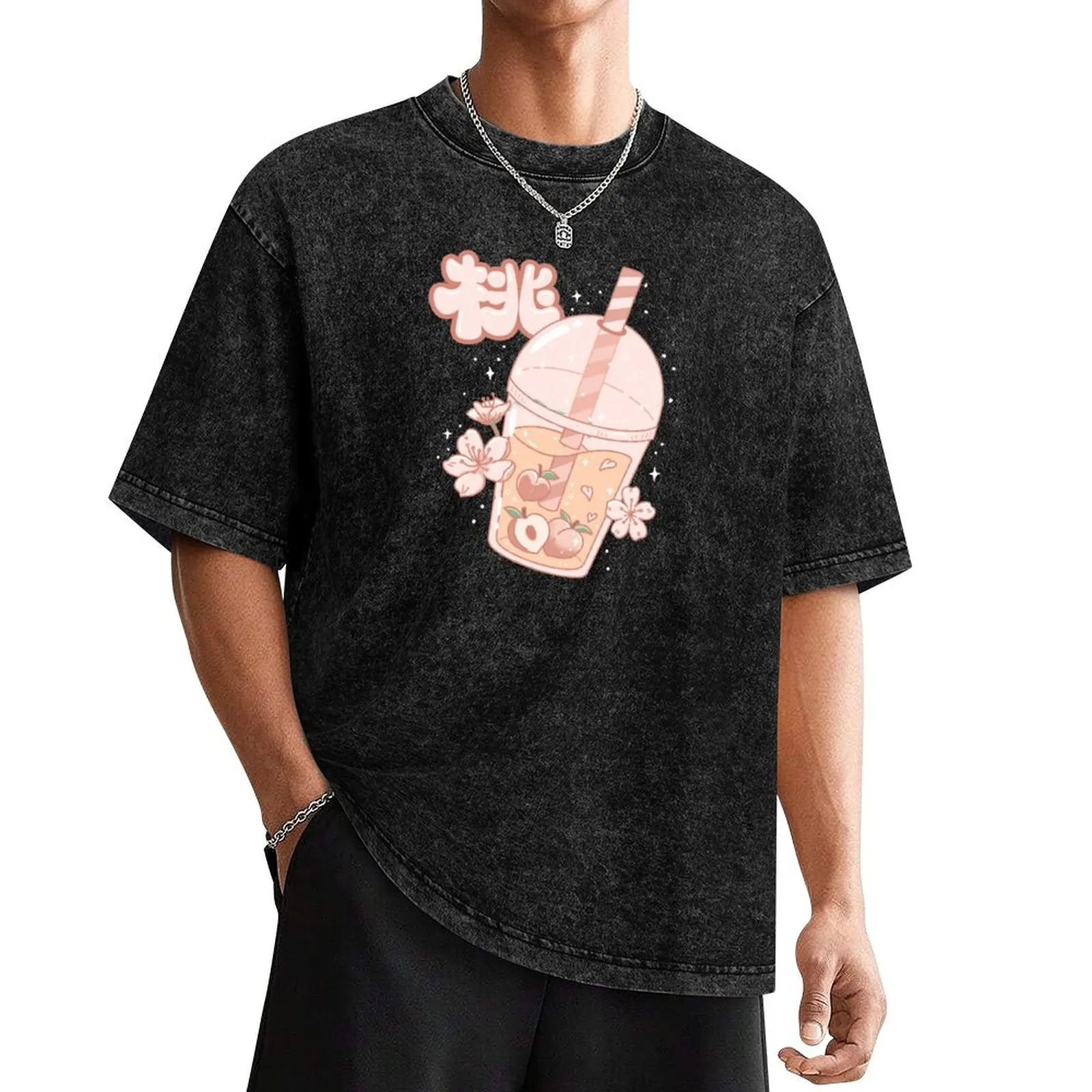 Kawaii Peach Boba Tea T-Shirt cotton man t-shirts customizeds blue archive oversize t-shirts man designer t shirt men
Kawaii Peach Boba Tea T-Shirt cotton man t-shirts customizeds blue archive oversize t-shirts man designer t shirt men