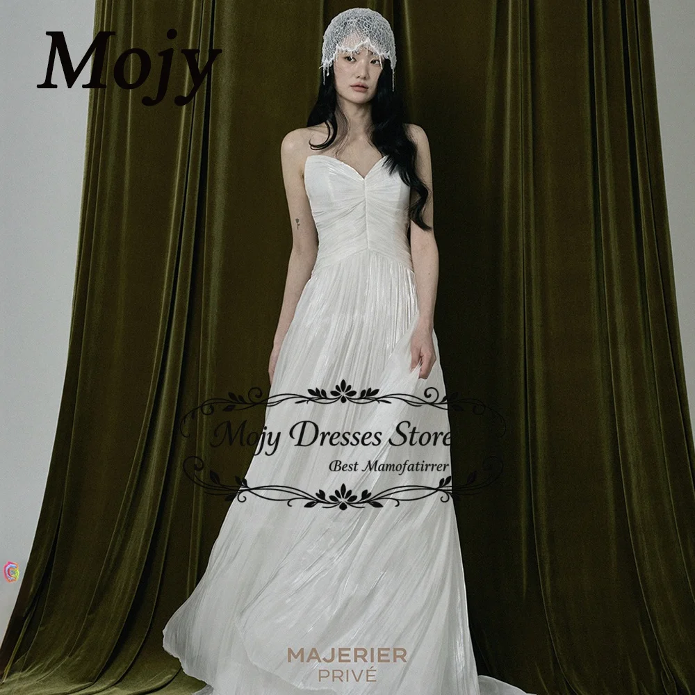 Mojy Elegant Sweetheart Korea Wedding Photoshoot Dress 웨딩드레스 Customized Mermaid Pleats Prom Gowns Plus Size Reception Gown
Mojy Elegant Sweetheart Korea Wedding Photoshoot Dress 웨딩드레스 Customized Mermaid Pleats Prom Gowns Plus Size Reception Gown