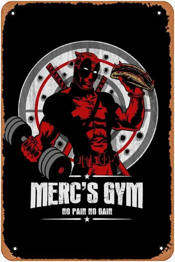 Металлический жестяной знак 8X12 дюймов-металлическая фотография Merc's Gym, бар, домашний Настенный декор, Liuyuqian03123
Металлический жестяной знак 8X12 дюймов-металлическая фотография Merc's Gym, бар, домашний Настенный декор, Liuyuqian03123