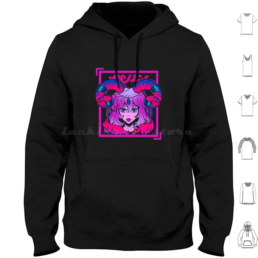 Zodiacgalz-Aries Hoodie Cotton Long Sleeve Aries Bi Zodiac Astrology 
Zodiacgalz-Aries Hoodie Cotton Long Sleeve Aries Bi Zodiac Astrology