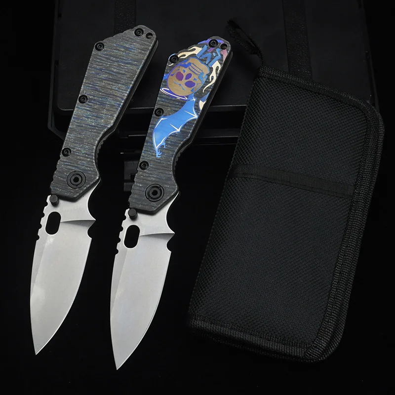 Large Strider SMF AUS10 Drop Blade TC4 Titanium Handle Folding Knife Outdoor Camping Hiking Hunting Pocket Knives Gear EDC Tools
Large Strider SMF AUS10 Drop Blade TC4 Titanium Handle Folding Knife Outdoor Camping Hiking Hunting Pocket Knives Gear EDC Tools