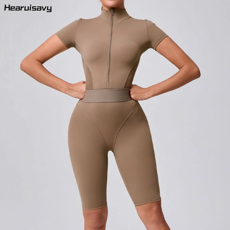 Hearuisavy Casual Sports Jumpsuit Women Zippers Workout One-piece Suit Quick-Drying Yoga Clothing Short Fitness Overalls Female
Hearuisavy Casual Sports Jumpsuit Women Zippers Workout One-piece Suit Quick-Drying Yoga Clothing Short Fitness Overalls Female