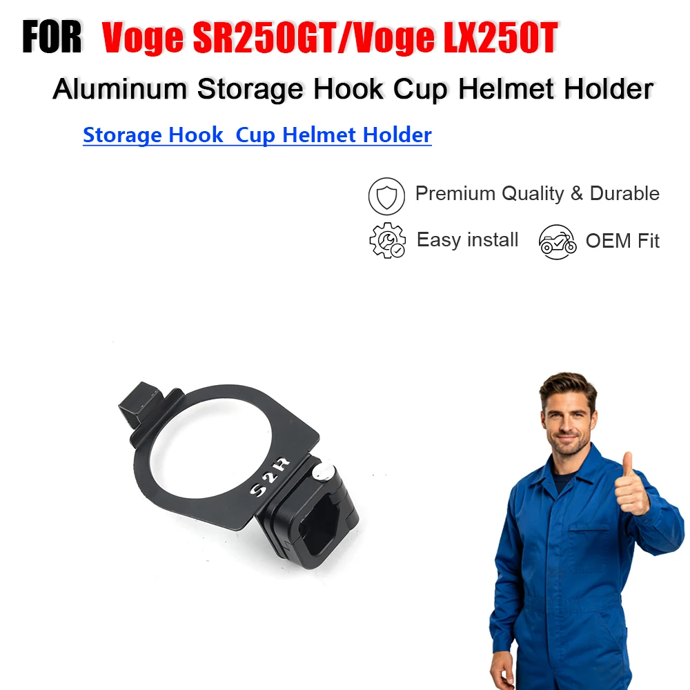 Aluminum Storage Hook Cup Helmet Holder for Voge SR250GT LX250T Scooter Accessories
Aluminum Storage Hook Cup Helmet Holder for Voge SR250GT LX250T Scooter Accessories