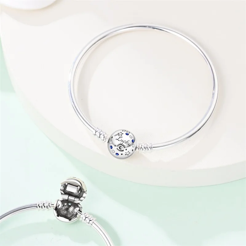 New 925 Sterling Silver Mysterious Luck Bracelet For Women Fashion Birthday Jewelry Gift
New 925 Sterling Silver Mysterious Luck Bracelet For Women Fashion Birthday Jewelry Gift