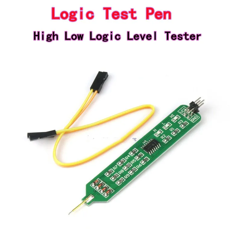 1-5PCS Logic Test Pen, High & Low Level Tester, Digital Logic Gate Circuit Debugging & Testing Measuring Tool