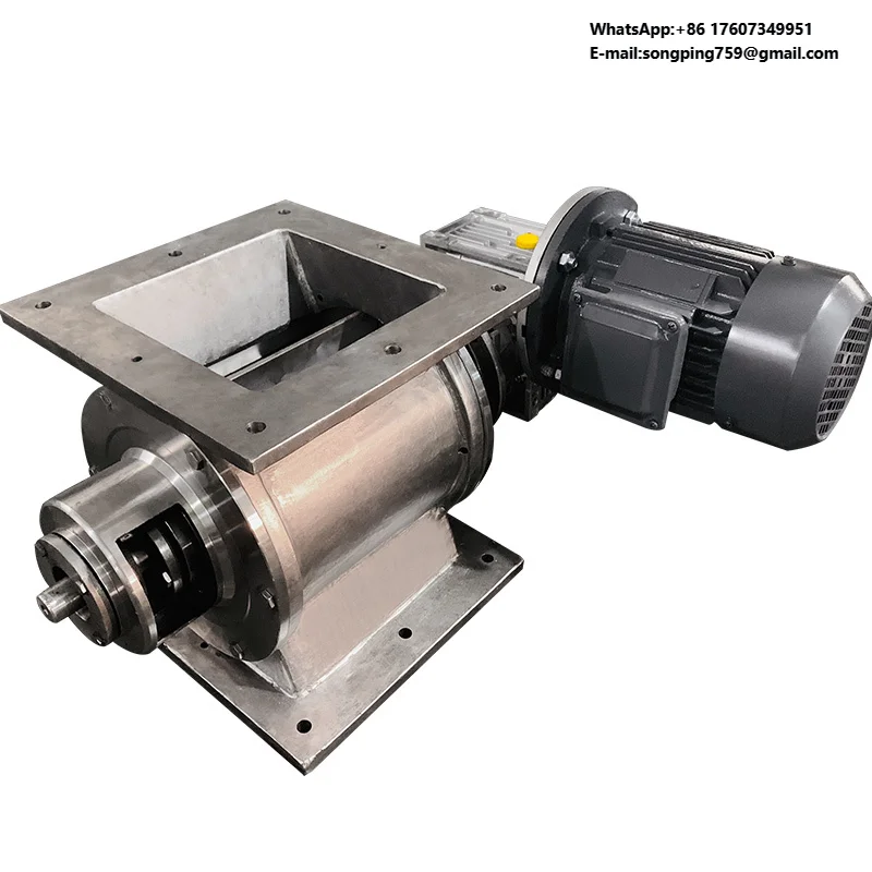 SS304 Air-lock Valve Rotary Valve RV-L type for High Temperature Industries
SS304 Air-lock Valve Rotary Valve RV-L type for High Temperature Industries