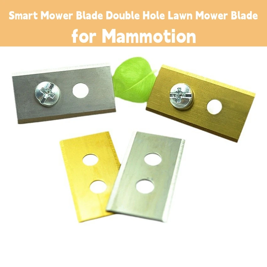 For Mammotion Gold Blades + Full Tooth Screws + Washers Double Hole Lawn Mower Blade 0.6MM Smart Mower Blade Accessories 
For Mammotion Gold Blades + Full Tooth Screws + Washers Double Hole Lawn Mower Blade 0.6MM Smart Mower Blade Accessories