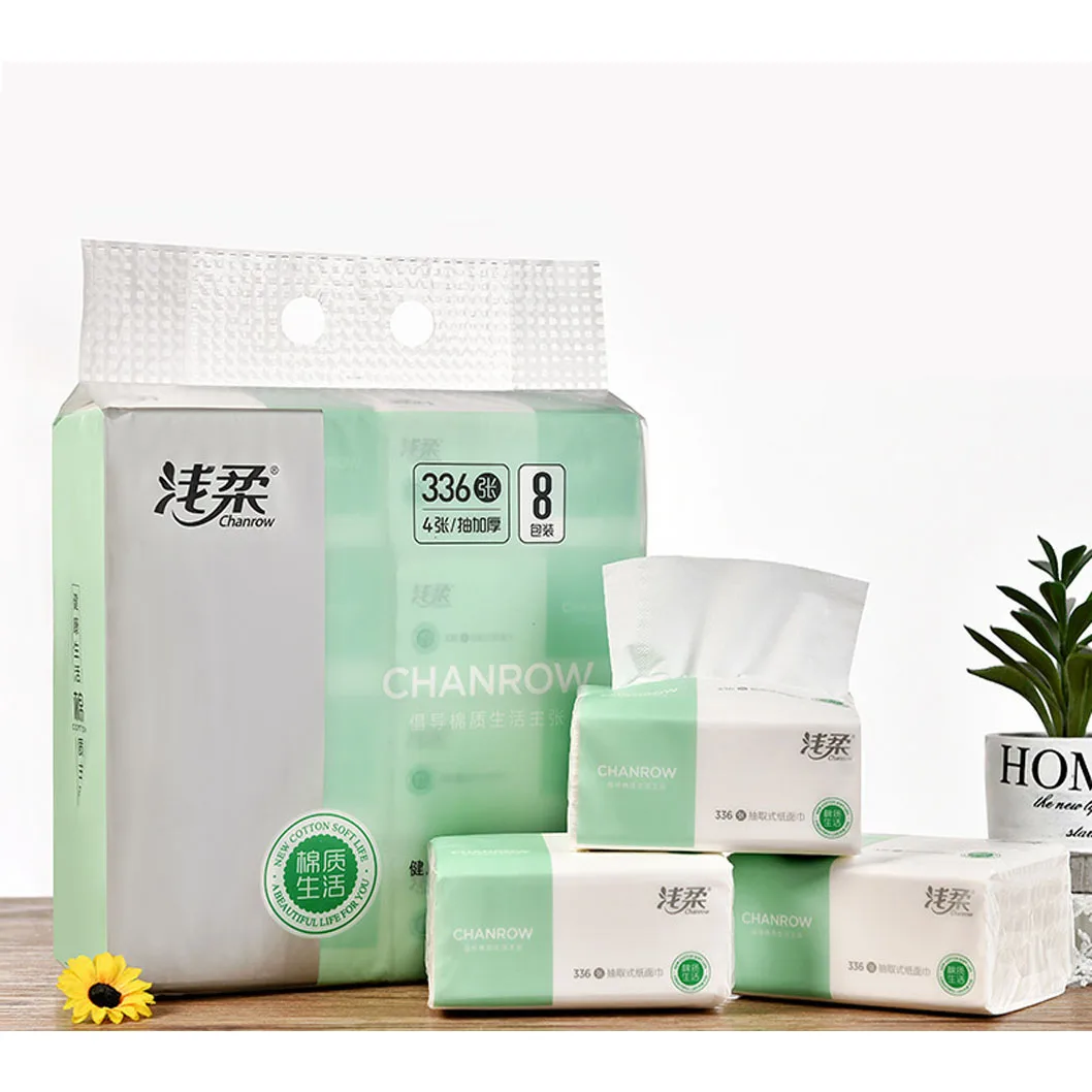 8 Packs 336pcs/pack Toilet Paper 4 Layers Thickened Wettable Facial Tissue Kitchen Napkins Handkerchiefs Disposable Tissue Paper
8 Packs 336pcs/pack Toilet Paper 4 Layers Thickened Wettable Facial Tissue Kitchen Napkins Handkerchiefs Disposable Tissue Paper