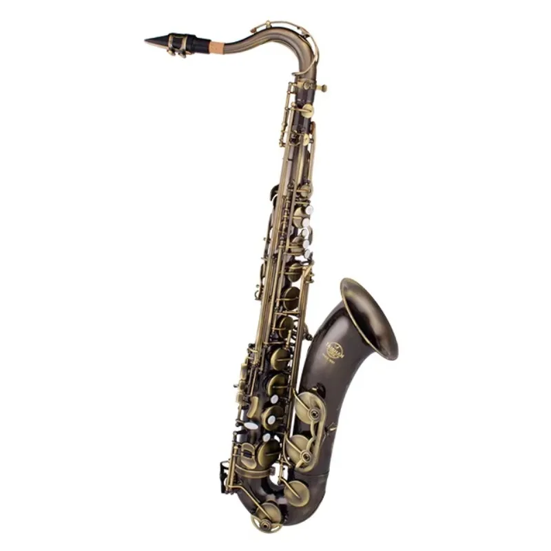 Vintage Style Tenor Saxophone BB Tone Antique Bronze Lacquered Finish Brass Body Performance Use Easy Install Taishan TSTS-670Q
Vintage Style Tenor Saxophone BB Tone Antique Bronze Lacquered Finish Brass Body Performance Use Easy Install Taishan TSTS-670Q