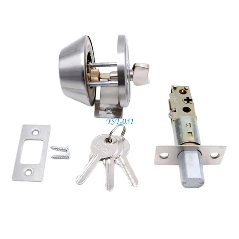 E15A Stainless Steel Invisible Door Lock Exterior Door Knobs with Lock & Keys Entry Door Lock Front Door Entrance Lockset
E15A Stainless Steel Invisible Door Lock Exterior Door Knobs with Lock & Keys Entry Door Lock Front Door Entrance Lockset