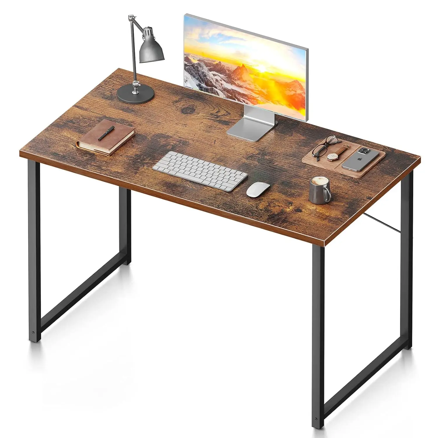 40in Computer Desk Home Office Study Writing Vintage Wood, Customized
40in Computer Desk Home Office Study Writing Vintage Wood, Customized