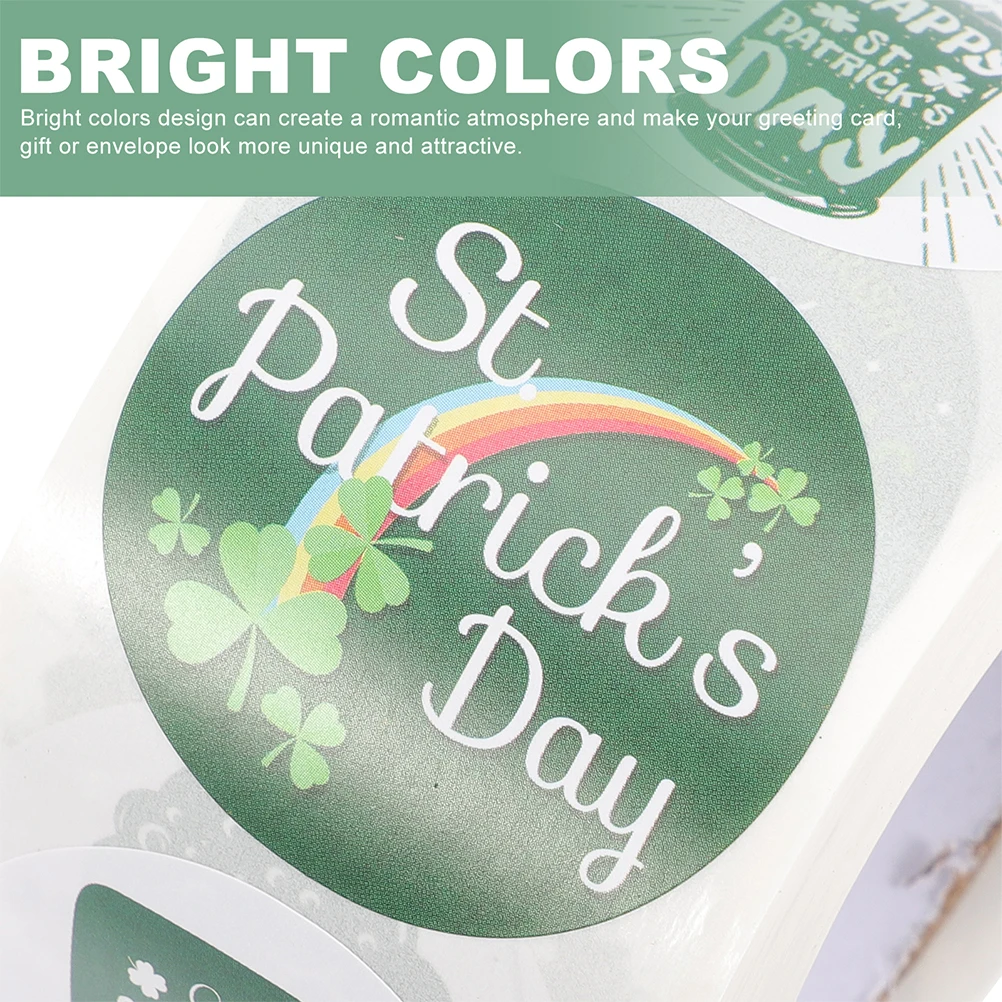 2 Rolls Stickers Patricks Day St.patricks Accessories Gift Labels Green Patty's Decorations
2 Rolls Stickers Patricks Day St.patricks Accessories Gift Labels Green Patty's Decorations