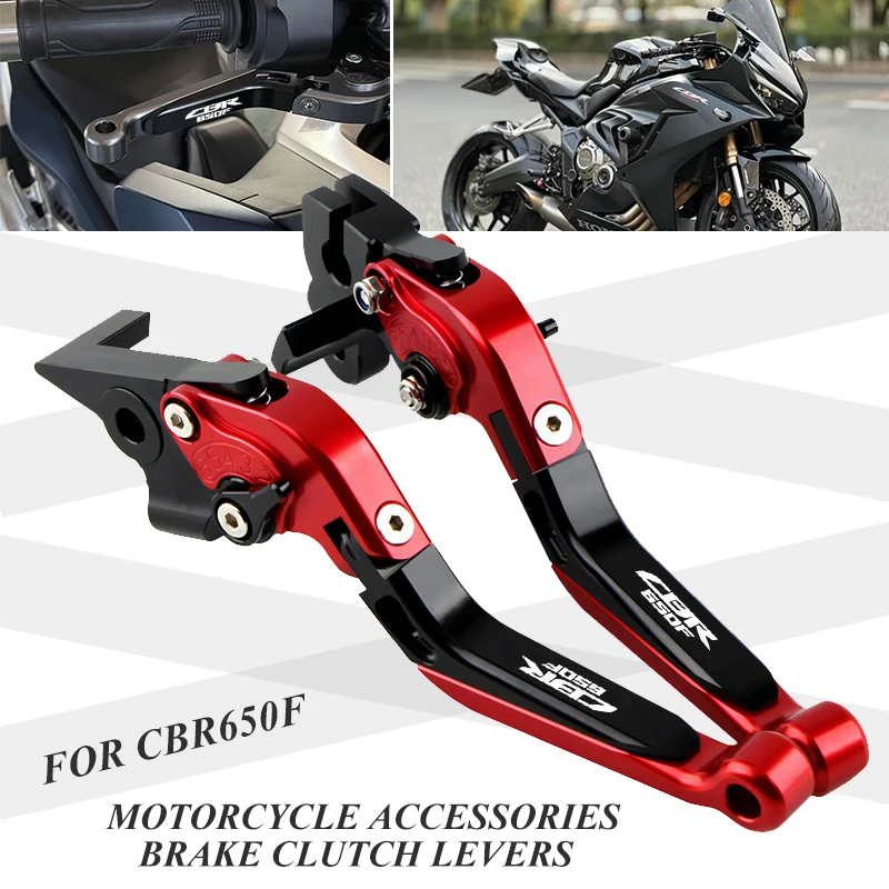 For Honda CBR650F CBR 650F 2014-2016 Clutch Lever Brake Lever Set Adjustable Folding Handle Levers Motorcycle Accessories Parts
For Honda CBR650F CBR 650F 2014-2016 Clutch Lever Brake Lever Set Adjustable Folding Handle Levers Motorcycle Accessories Parts
