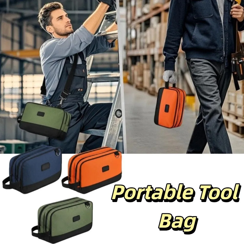 Compact Tool Bag Large-Capacity Thick Padded Portable Tool Bag Slanted Shoulder Strap Shockproof Storage Pouch Professional Work
Compact Tool Bag Large-Capacity Thick Padded Portable Tool Bag Slanted Shoulder Strap Shockproof Storage Pouch Professional Work