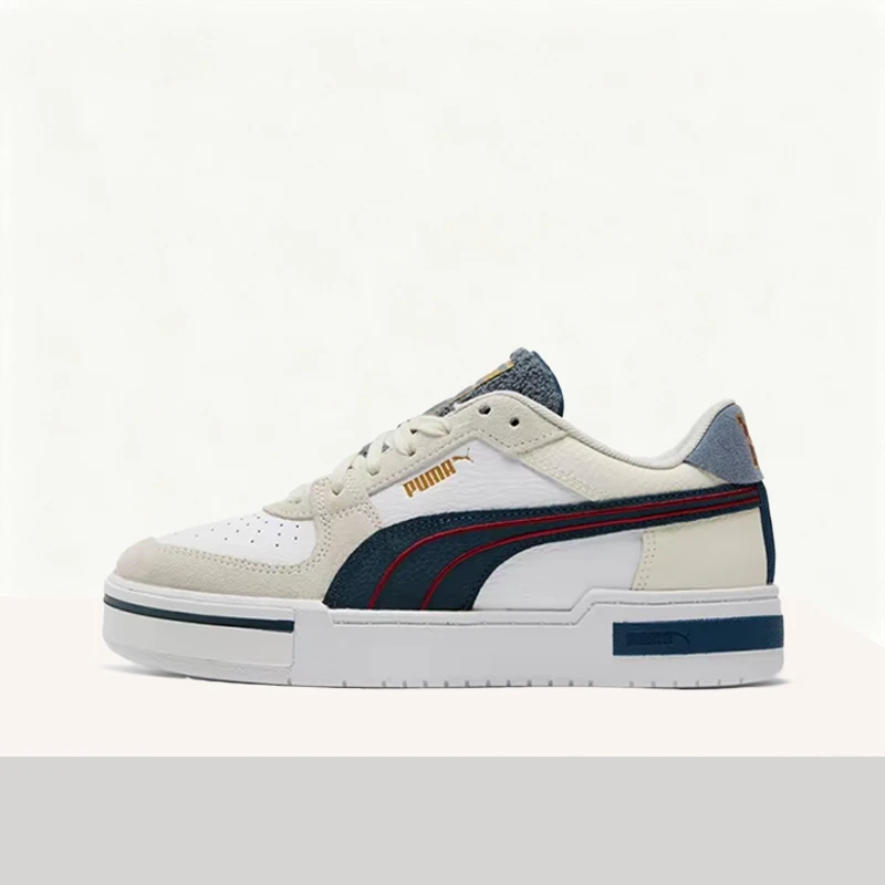 Puma Ca Pro Classic: удобные, износостойкие, легкие и дышащие повседневные кроссовки с низким верхом, унисекс, белые 380877-01
Puma Ca Pro Classic: удобные, износостойкие, легкие и дышащие повседневные кроссовки с низким верхом, унисекс, белые 380877-01