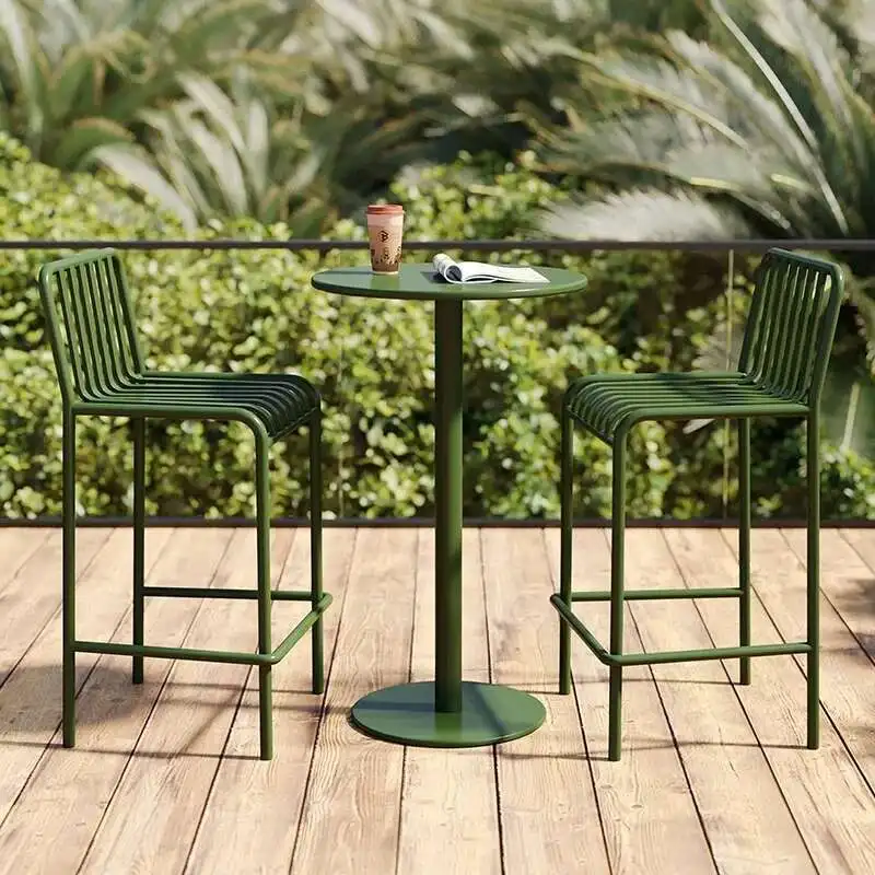 Iron Modern High Chairs Lounge Outdoor Garden Patio Reception Unique Relaxing Bar Stools Fashion Taburetes De Bar Furniture
Iron Modern High Chairs Lounge Outdoor Garden Patio Reception Unique Relaxing Bar Stools Fashion Taburetes De Bar Furniture