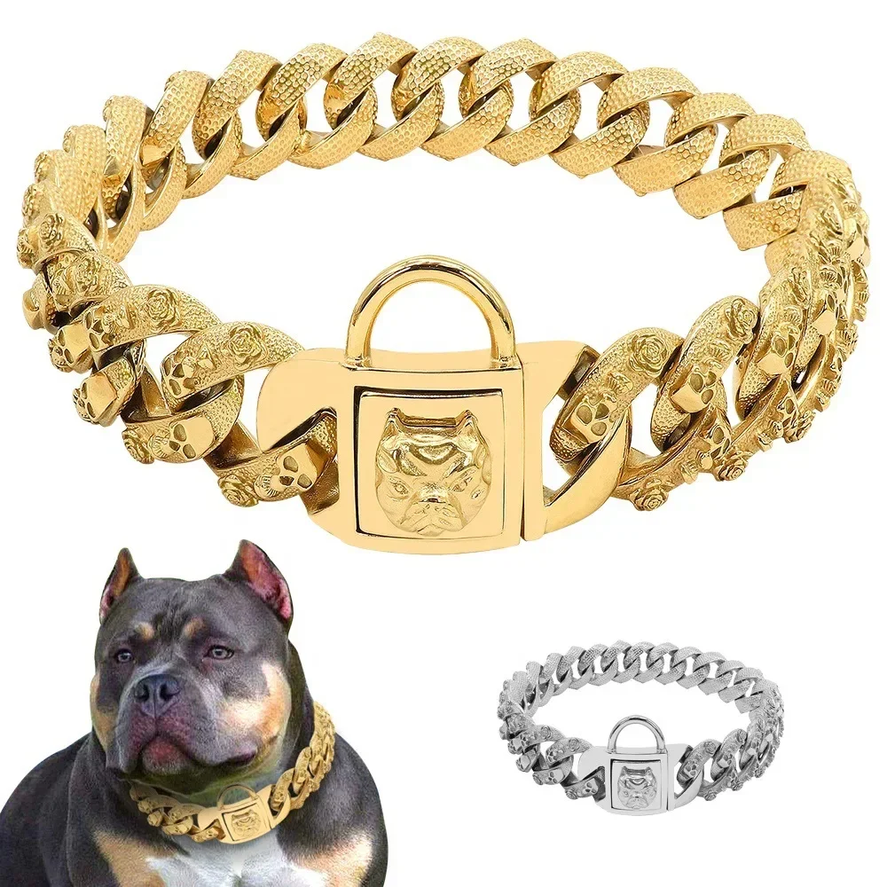 32mm Titanium Steel Cast Skull Dog Collar Is Suitable for All Stages of Dog Breed Domineering Luxury Dog Necklace
32mm Titanium Steel Cast Skull Dog Collar Is Suitable for All Stages of Dog Breed Domineering Luxury Dog Necklace