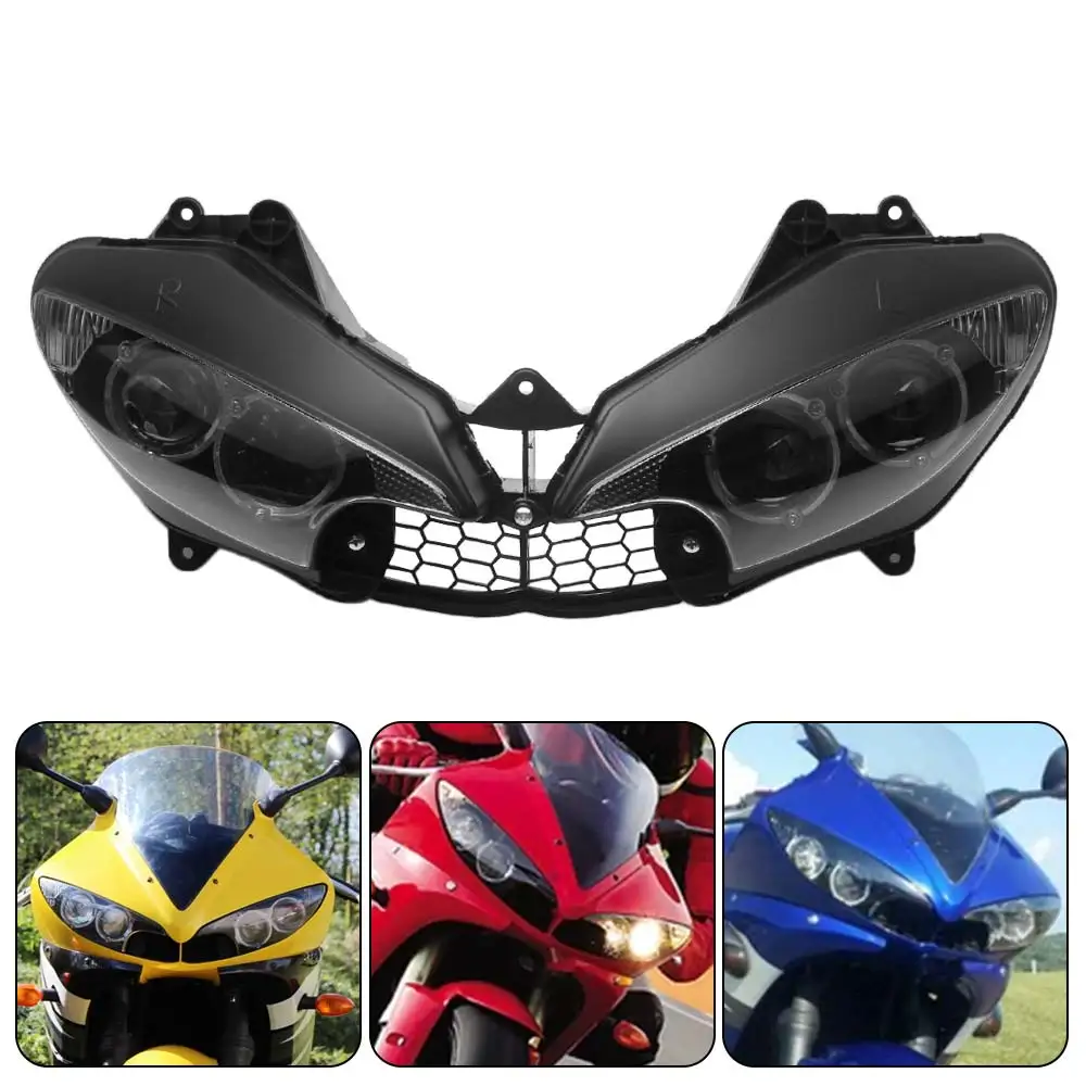 Motorcycle Headlight Headlamp Head Light Lamp Assembly Housing For Yamaha YZF R6 2003- 2005 Yamaha YZF R6S 2006-2009 ABS Plastic
Motorcycle Headlight Headlamp Head Light Lamp Assembly Housing For Yamaha YZF R6 2003- 2005 Yamaha YZF R6S 2006-2009 ABS Plastic