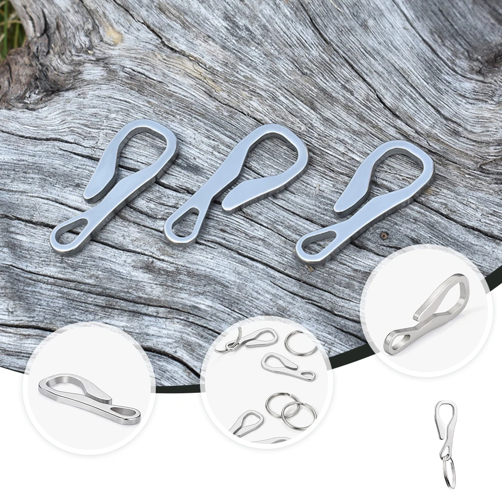4 Pcs Keychain Clip Stainless Steel Silver Lanyard Hooks Quick Release Buckles Key Ring Hanger Backpack Accessories
4 Pcs Keychain Clip Stainless Steel Silver Lanyard Hooks Quick Release Buckles Key Ring Hanger Backpack Accessories