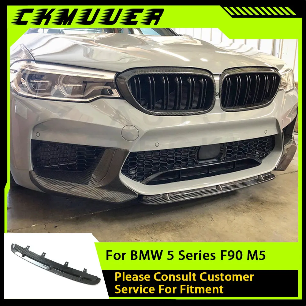 CKMUUER Carbon Fiber Car Front Bumper Lip Spoiler For BMW 5 Series F90 M5 2018 2019 Head Middle Lip Chin Guard A Style
CKMUUER Carbon Fiber Car Front Bumper Lip Spoiler For BMW 5 Series F90 M5 2018 2019 Head Middle Lip Chin Guard A Style