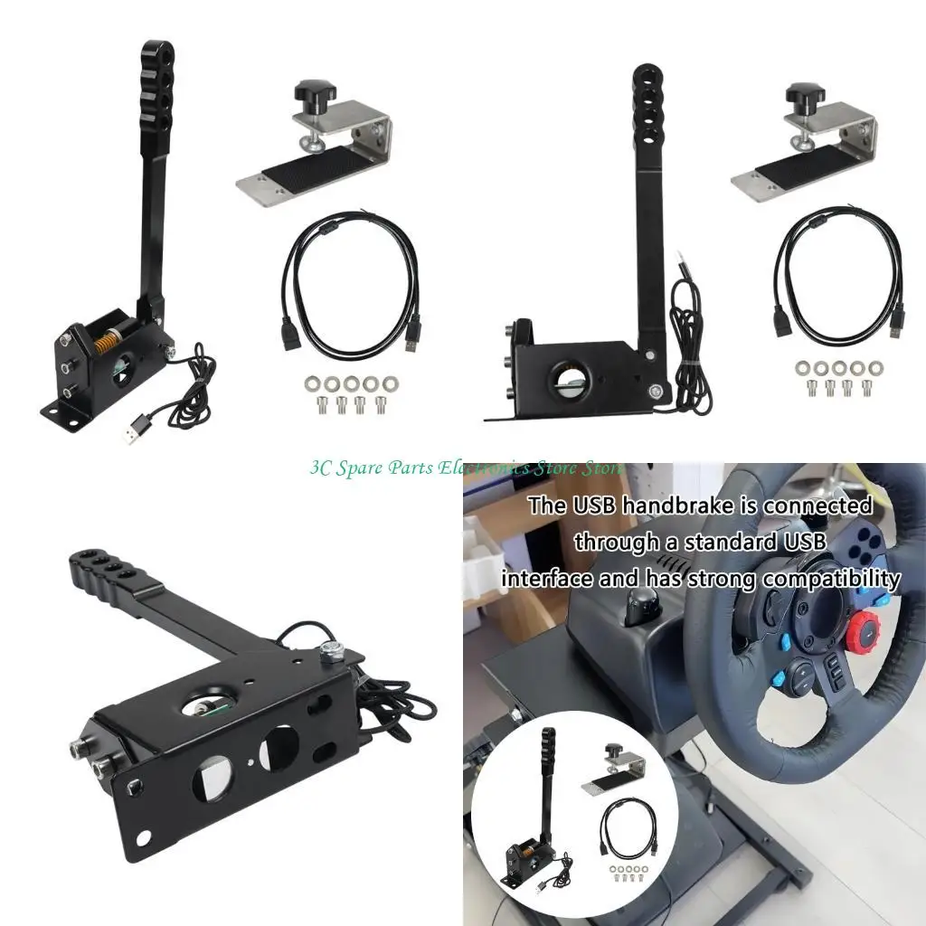 SZ Fast Response Aluminum Alloy Handbrake Controller For Racing Game USB Plug And Play Suitable for G27 G29 Simulators Gear
SZ Fast Response Aluminum Alloy Handbrake Controller For Racing Game USB Plug And Play Suitable for G27 G29 Simulators Gear