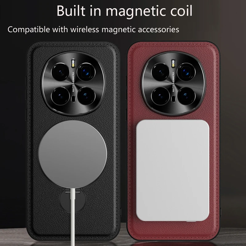 Metal Holder Lens Protection Soft Phone Case For Honor Magic 7 Lite 6 8 Pro Magnetic Wireless Charging Leather Back Cover Cases
Metal Holder Lens Protection Soft Phone Case For Honor Magic 7 Lite 6 8 Pro Magnetic Wireless Charging Leather Back Cover Cases