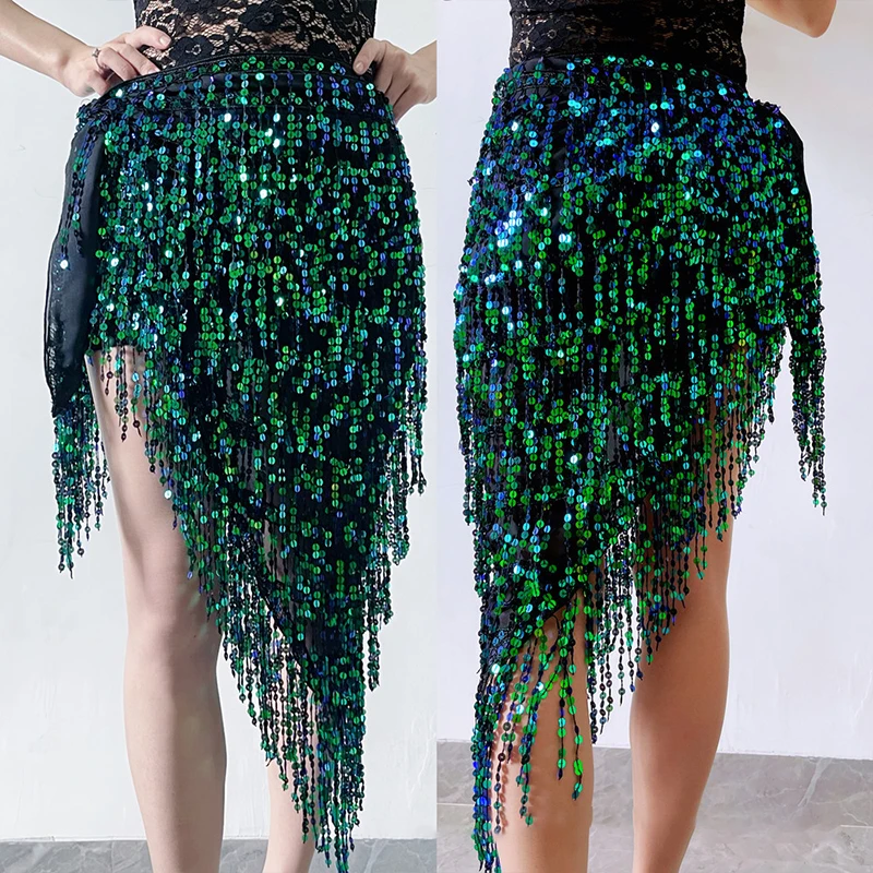 New Sequin Tassel Belly Dance Costume Women Belly Dance Hip Scarf Waist Chain Skirt Wrap Bling Beads Stage Party Bar Fancy Dress
New Sequin Tassel Belly Dance Costume Women Belly Dance Hip Scarf Waist Chain Skirt Wrap Bling Beads Stage Party Bar Fancy Dress