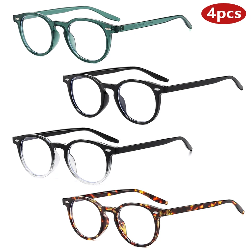 4pcs Pack New Fashion Anti Blue Light Glasses For Men Oval Small Size Full Frame Flat Lens Eyeglasses Women Fashion Eyewear
4pcs Pack New Fashion Anti Blue Light Glasses For Men Oval Small Size Full Frame Flat Lens Eyeglasses Women Fashion Eyewear