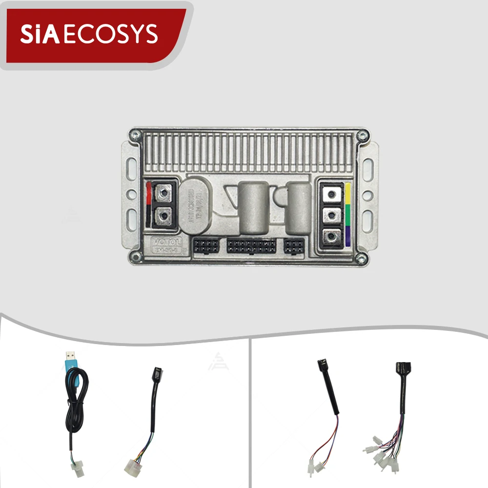 Votol EM50-6sp Programmable Controller 72V 170A Peak with LIN, for 2000W E-Motorcycle, Waterproof IP67
Votol EM50-6sp Programmable Controller 72V 170A Peak with LIN, for 2000W E-Motorcycle, Waterproof IP67