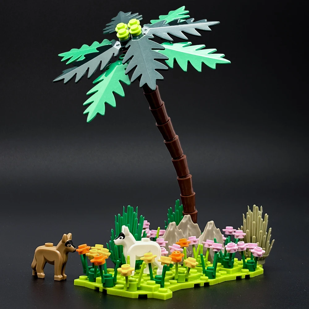 Botanical Tropical Palm Tree Building Set Animal Figures Micro Landscape Island Diorama Desk Decor Artificial Plant Flowers Gift
Botanical Tropical Palm Tree Building Set Animal Figures Micro Landscape Island Diorama Desk Decor Artificial Plant Flowers Gift