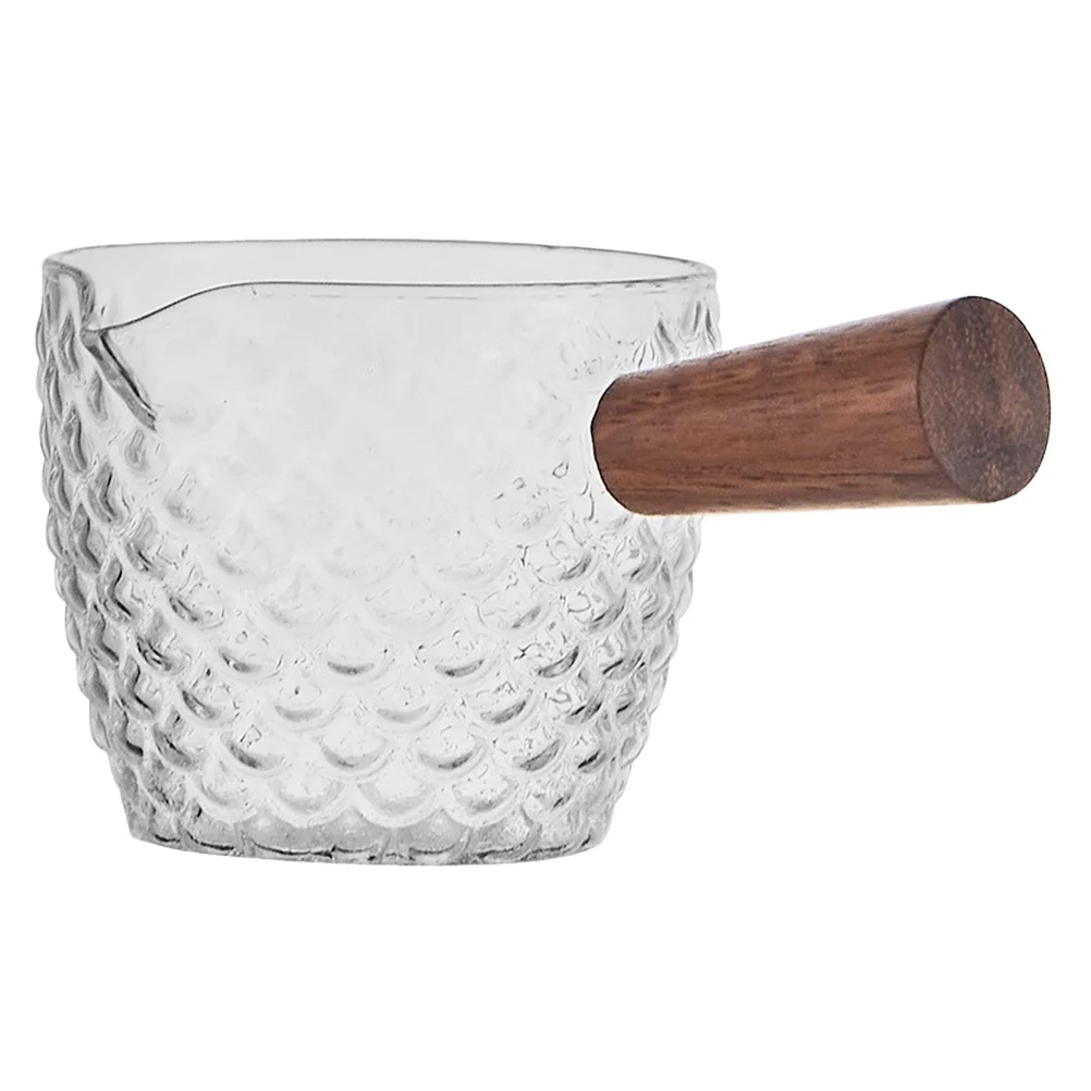 Glass Milk Cup Coffee Shop Creamer Pitcher Espresso Shot Concentrate Wood Frothing Container
Glass Milk Cup Coffee Shop Creamer Pitcher Espresso Shot Concentrate Wood Frothing Container