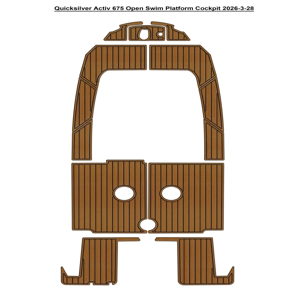 Quicksilver Activ 675 Open Swim Platform Cockpit Pad Boat EVA Foam Faux Teak Deck Floor Mat SeaDek Style Self Adhesive
Quicksilver Activ 675 Open Swim Platform Cockpit Pad Boat EVA Foam Faux Teak Deck Floor Mat SeaDek Style Self Adhesive