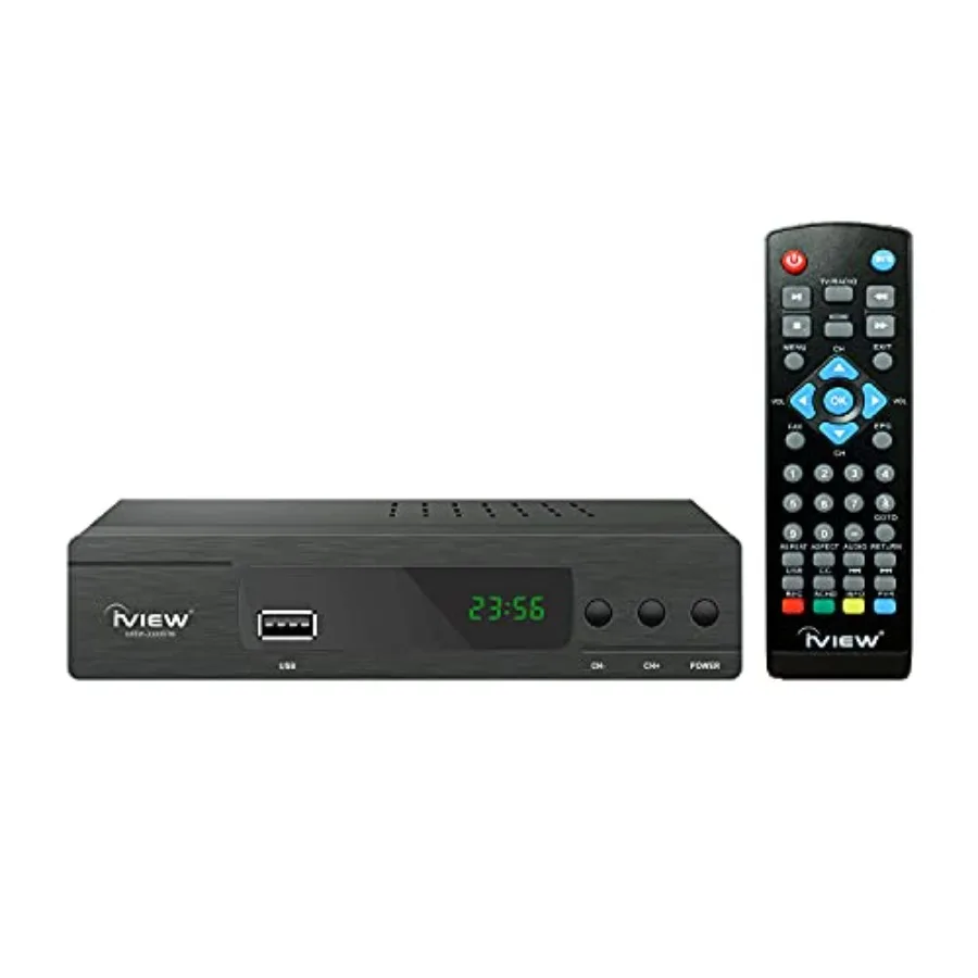 3300STB ATSC Converter Box with Recording, Media Player, Built-in Digital Clock, Analog to Digital, QAM Tuner, HDMI, USB
3300STB ATSC Converter Box with Recording, Media Player, Built-in Digital Clock, Analog to Digital, QAM Tuner, HDMI, USB