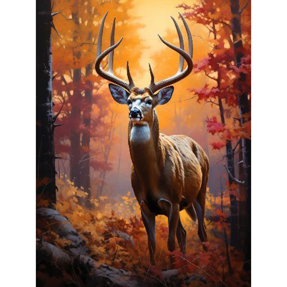 Набор алмазной живописи «сделай сам», полная круглая алмазная мозаика «Лесной олень», подарок для украшения стен дома
Набор алмазной живописи «сделай сам», полная круглая алмазная мозаика «Лесной олень», подарок для украшения стен дома
