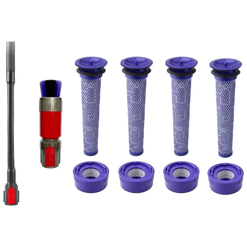 Запасные части ABWR: фильтр для беспроводных пылесосов Dyson V7, V8 Animal и Absolute, гибкая насадка для труднодоступных мест, щетка для удаления пыли Traceles.
Запасные части ABWR: фильтр для беспроводных пылесосов Dyson V7, V8 Animal и Absolute, гибкая насадка для труднодоступных мест, щетка для удаления пыли Traceles.