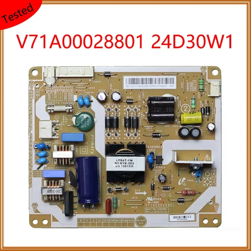 V71A 00028801 24D30W1 Плата питания Профессиональное оборудование для ТВ Оригинальная карта питания
V71A 00028801 24D30W1 Плата питания Профессиональное оборудование для ТВ Оригинальная карта питания