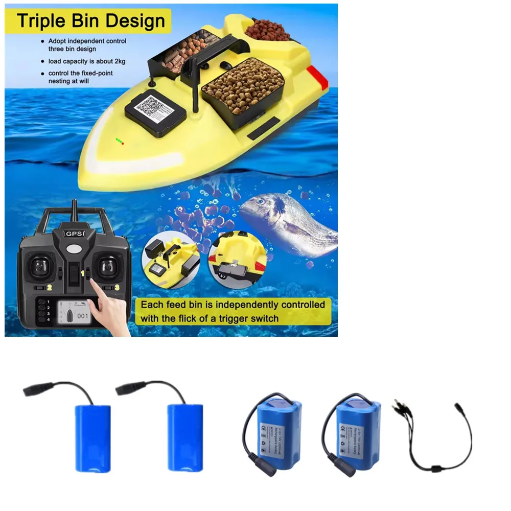 7.4V 5200mAh / 12000mAh Battery / USB Charger / Use For V020 GPS Fishing Bait Boat V020 Battery
7.4V 5200mAh / 12000mAh Battery / USB Charger / Use For V020 GPS Fishing Bait Boat V020 Battery