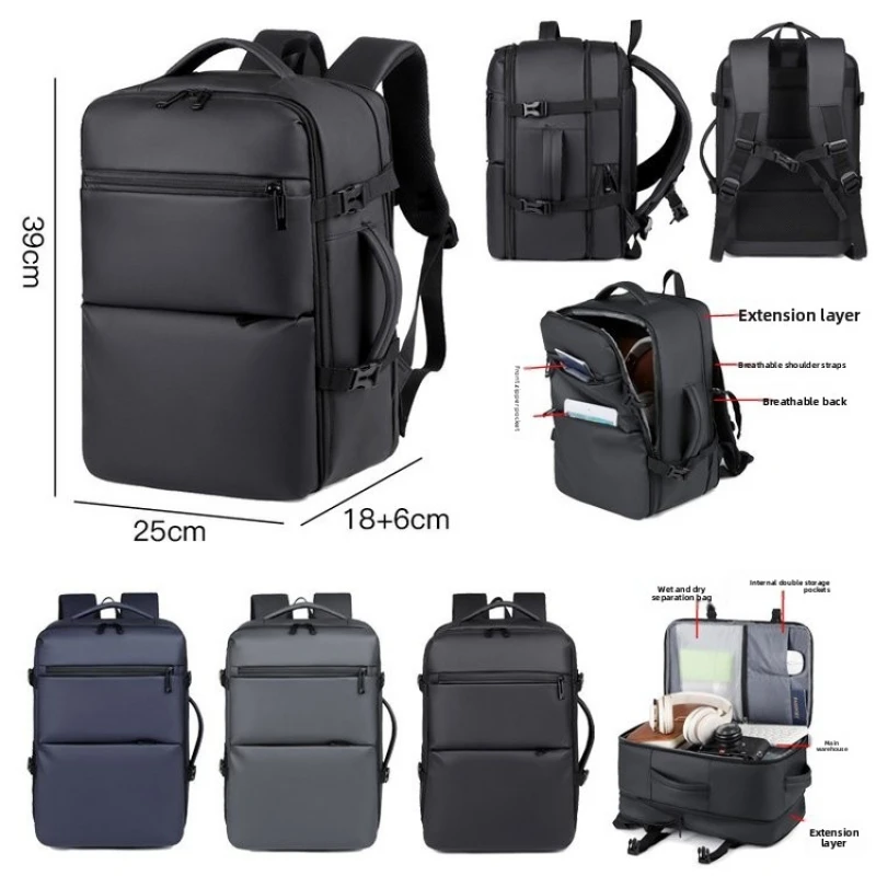 Multifunction Scalable Backpack For Men Travel Business Computer Bagpack Waterproof Laptop Bag Men Anti-theft Casual Bag
Multifunction Scalable Backpack For Men Travel Business Computer Bagpack Waterproof Laptop Bag Men Anti-theft Casual Bag