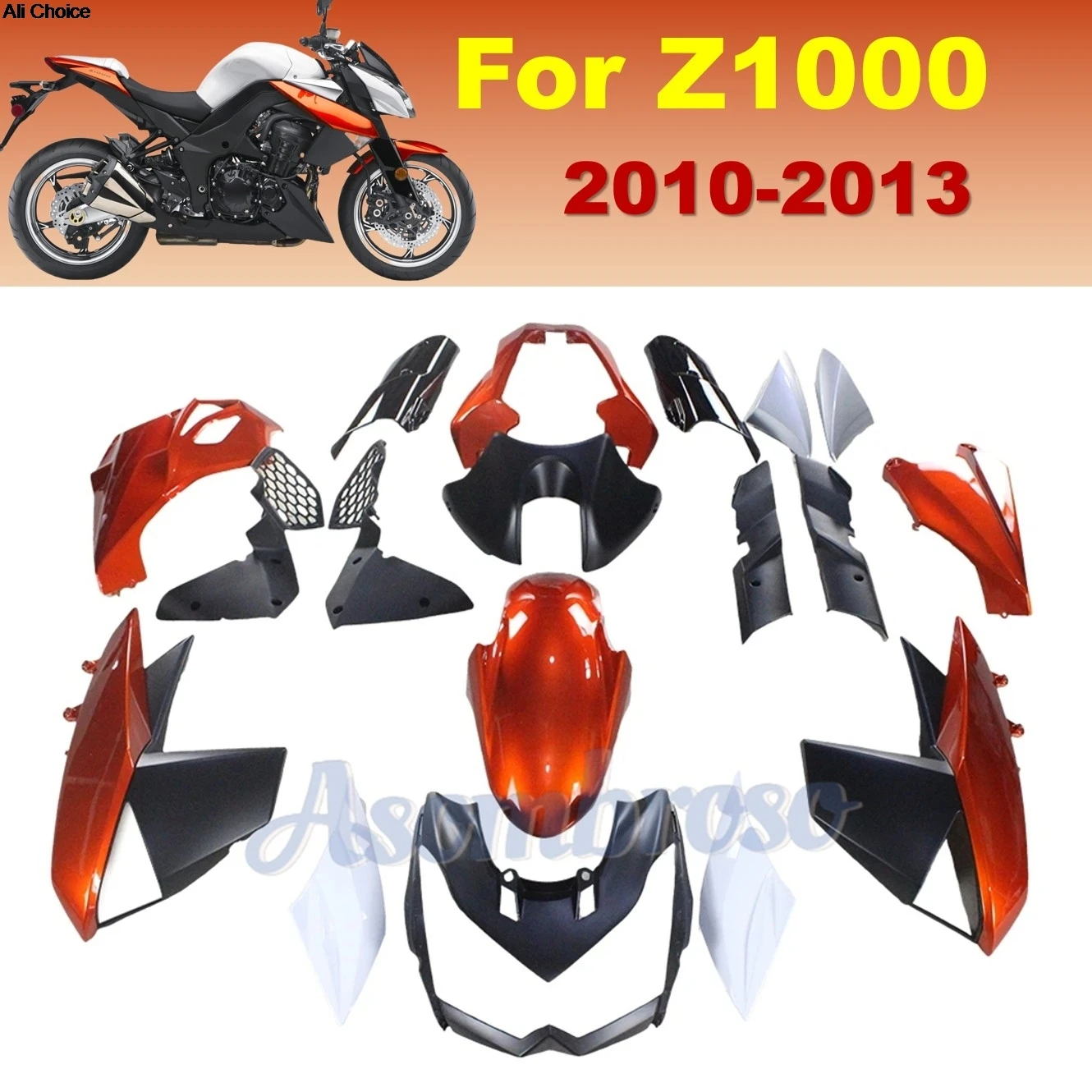 Aftermarket Fairings For KAWASAKI Z1000 2010 2011 2012 2013 ZRT00D/E Motorcycle Plastic kit
Aftermarket Fairings For KAWASAKI Z1000 2010 2011 2012 2013 ZRT00D/E Motorcycle Plastic kit