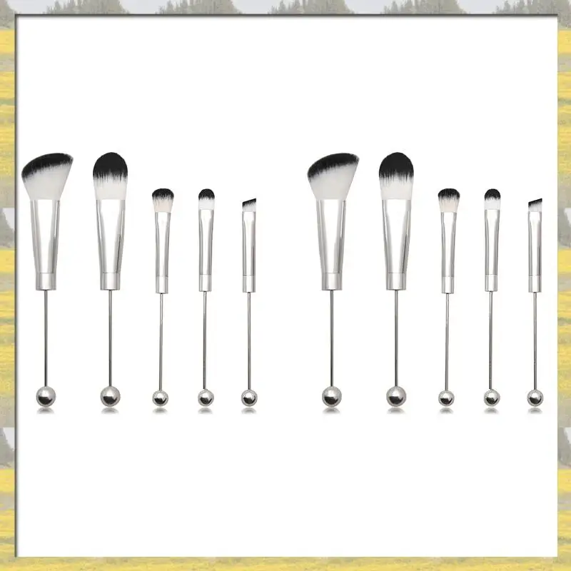 Hot Sale 2X Beadable Makeup Brushes Silicone Beads DIY Makeup Cosmetic Brushes Beaded Brushes Kit For DIY
Hot Sale 2X Beadable Makeup Brushes Silicone Beads DIY Makeup Cosmetic Brushes Beaded Brushes Kit For DIY